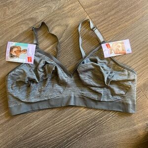 Hanes Women's Charcoal ComfortFlex Bra